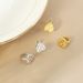 S925 sterling silver Love earrings INS light luxury fashion women's simple temperament fresh High sense ear buckle_ipsvogv.com