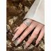 selling In Hot 】 【 Store Zircon Temperament, Simple And Versatile, Personalized Adjustable Ring, Open Ring 【 】 Temperament, Versatile, ,_ipsvogv.com