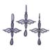Women's & Men's Jewelry Winged Cross Pendant Necklace With Zircon Stones, Trendy Hip-Hop Style Chain For Everyday Wear_ipsvogv.com