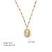 Full Body Titanium Baroque Pendant, Pearl Chain, Stainless Steel Earring Necklace, Women's_ipsvogv.com
