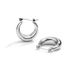 Fashion simple earrings female personality temperament circle round ear clip earrings_ipsvogv.com
