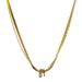 Internet celebrity 2023 niche titanium steel lock bone chain full of zirconium necklace, feminine and luxurious,_ipsvogv.com
