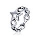 Unisex Ring Female Korean Version Of Simple Chain Open Ring Net Celebrity Fashion Personality Retro Style Jewelry_ipsvogv.com