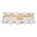 Environmental Protection CCB Beaded Stacking Bracelet Women's Elastic Moon Cross Cactus Shell Love Bracelet Women_ipsvogv.com