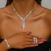 Women’s Jewelry Set Fashion Light Luxury Temperament Chain Autumn And Winter Accessories Diamond Tassel Necklace Earrings Bracelet Three Piece Set_ipsvogv.com