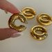 Spot Factory INS Fashionable Niche INS Retro Titanium Steel Hollow Hammer Pattern CHOOP Earrings_ipsvogv.com