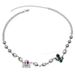 Personality Men And Women Accessories Coconut Tree Diamond Titanium Steel Splicing Pearl Necklace Ghost Expression Necklace_ipsvogv.com