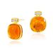 Women's Jewelry Creative Original Design Perfume Bottle Crystal Single Flower Earrings Artificial Crystal Stone Exquisite Necklace Earrings_ipsvogv.com