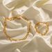 Instagram Gold Stainless Steel Square Chain Versatile And Colorless Bracelet Jewelry_ipsvogv.com