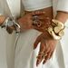 Cyberpunk Metal Smooth Open Fashion Geometry Water Drop Bracelet For Women_ipsvogv.com