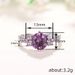 Cao Shi's Four Clawed Zircon Inlaid Ring Exudes Luxurious And Elegant Temperament, Serving As A Wedding Accessory For_ipsvogv.com