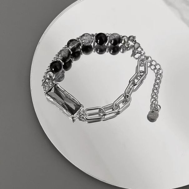 Fashionable Personalized Round Bead Spliced Cat Eye Stone For Women, With Niche Design A High-end Feel. Ins Cool And_ipsvogv.com