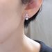Cao Shi Fashionable And Versatile Maple Leaf Artificial Pearl For Women Ruili Street Photography Water Drop Zircon_ipsvogv.com