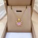 Pink 【 】 Butterfly Zircon Light Luxury Charm Gorgeous Full Diamond Necklace Women's Versatile Clavicle Titanium Steel 【 】_ipsvogv.com