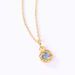 summer New S925 Silver Candy Colored Gem Pendant Female Gold Plated Diamond Fashion Clavicle Chain Light Luxury_ipsvogv.com
