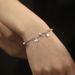 Sansheng Lucky Light Romantic For Girlfriend, Best Friend, Student Gift New Double Layer Round Bead Ginkgo Leaf_ipsvogv.com