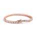 Rose Gold White Tennis 3mm 4mm 5mm Hip Hop Jewelry Copper Micro Inlaid Zirconia Bracelet For Women_ipsvogv.com