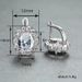 Cao Shi's Exquisite Multi-color Oval Ear Buckle With French Design, Court Style Earrings, Fashionable And Versatile_ipsvogv.com