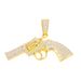 Unisex Jewelry Pistol Diamond Alloy Pendant Men's Personality Exaggerated Rap Trend Hip Hop Style Pendant_ipsvogv.com
