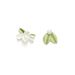 Summer fresh asymmetrical flower earrings for women silver needle simple earrings earrings niche design_ipsvogv.com