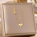 Korean Version Internet Celebrity Titanium Steel Necklace For Women, Simple And Compact, LOVE Letters, Versatile_ipsvogv.com