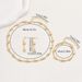 Minimally designed water droplet women's necklace jewelry set, versatile earrings, niche adjustable bracelet accessories_ipsvogv.com
