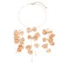 Feng women's jewelry set, niche flower earrings necklace, high-end tassel design, earring accessories_ipsvogv.com