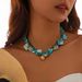 Metal Scallop Irregular Shell Bracelet Necklace Female 2025 Summer Hip Hop Internet Celebrity Trendy Cool Street Clavicle Chain_ipsvogv.com