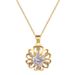 】 Stranded 【 Sky Flower Personality Light Luxury Temperament Gorgeous Full Diamond Necklace Women's Versatile Clavicle 【 】_ipsvogv.com