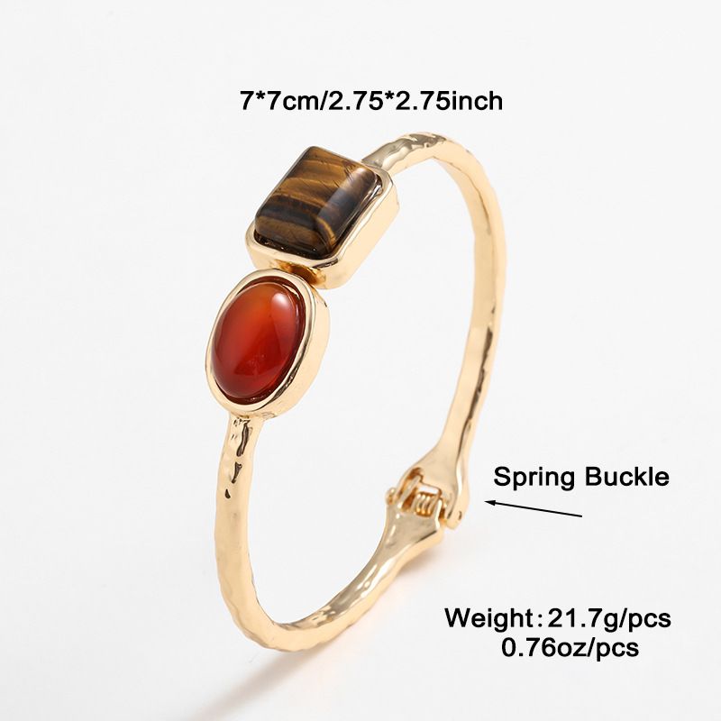Women's Jewelry Medieval Style Bracelet Fashion Design Popular Jewelry Turquoise Tiger Eye Stone Retro Bracelet_ipsvogv.com