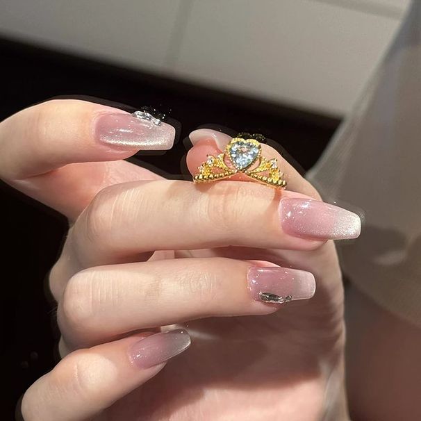 Crown Ring, Love Bow, Interwoven Zircon, Set, Exquisite, Small Luxury, Chinese Style Sparkling Diamond Ring_ipsvogv.com