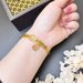 Sha Jin Fu Zi Pendant Bracelet For Women, Fashionable New Chinese Style, Simple Frosted Plain Circle, Yiwu Accessories,_ipsvogv.com