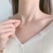 Elegant Diamond Necklace For Women, Simple And Versatile, Infinite Symbol Pendant, Niche Design, Personalized Collarbone_ipsvogv.com