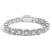 Unisex Bracelet 10mm Wide Rock Sugar Chain Zircon Bracelet Flip Cover Trendy Men's Bracelet Fashion Accessories_ipsvogv.com