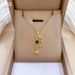 【 】 Star Moon Tassel Light Luxury Charm Gorgeous Full Diamond Necklace Women's Versatile Clavicle Chain Titanium Steel_ipsvogv.com