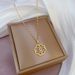 Titanium Steel 【 】 Light Luxury Full Diamond Micro Inlaid Zircon Devil's Eye Necklace Copper Plated True Gold Pendant 【 】_ipsvogv.com