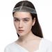 Bridal elastic multi layer rhinestone headband elastic chain decorative headdress fashionable personality festival hair accessories_ipsvogv.com