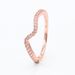 Women's Jewelry White Copper Shining Wave Ring Fashion Light Luxury Rose Gold Stackable Ring Valentine's Day Gift_ipsvogv.com