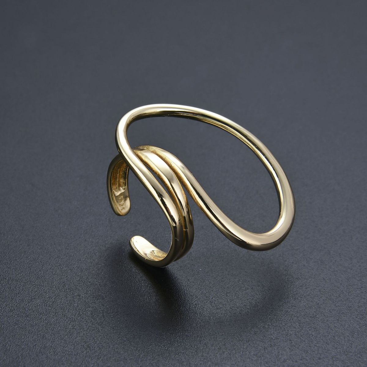 Unisex Jewelry Fashion Simple Color Preserving Multi Layer Exaggerated Irregular Ring Opening Adjustable Unisex Hand Jewelry Net Celebrity_ipsvogv.com