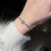 Silver Shimmering Full Diamond Bracelet With A Female Internet Celebrity Temperament, Niche Design, Light Luxury,_ipsvogv.com