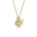 Stainless Steel Gold Plated Fashion Cute Crystal Swan Pendant Necklace For Women Princess Birthday Party Jewelry Gifts_ipsvogv.com