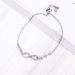 New Creative Adjustable With Micro Inlaid Water Diamond 8-shaped Bracelet_ipsvogv.com