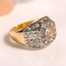 trendy Hip-hop Zircon New Men's Gold-plated Ring_ipsvogv.com