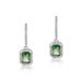 S925 Silver Green Moss Stone Earrings Water Grass Agate Earrings Fashion_ipsvogv.com