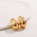 Fashion Niche Circle Water Drop French Advanced Design Simple 18 Metal Earrings Ladies Earrings_ipsvogv.com
