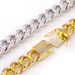 Hip Hop Gold Silver Copper Micro Paved Zircon Cuban Necklace Men's Jewelry_ipsvogv.com