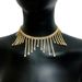 Fashion ladies tassel full diamond necklace niche light luxury temperament necklace niche creative new clavicle necklace for women_ipsvogv.com