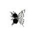 Dark Rose Butterfly Female Niche Design, High-end And Cool Style, Open Mouth Index Finger Ring, Internet Famous Ring_ipsvogv.com