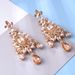 Exaggerated trend earrings for women with diamonds, high end retro fashion pendant jewelry, earrings, crown_ipsvogv.com