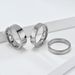 Fashionable and simple 468mm tungsten steel ring ring light luxury high end cold style tungsten gold couple hand jewelry gift_ipsvogv.com